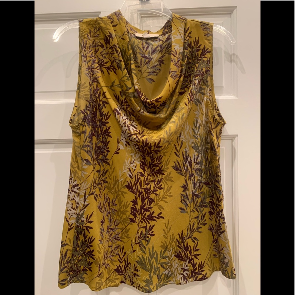 Banana Republic Cowl Neck Sleeveless Blouse